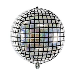 Balon folie – glob disco (40 cm, 1 bucată)