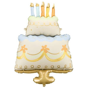 Balon folie – tort (62×104 cm, 1 bucată)
